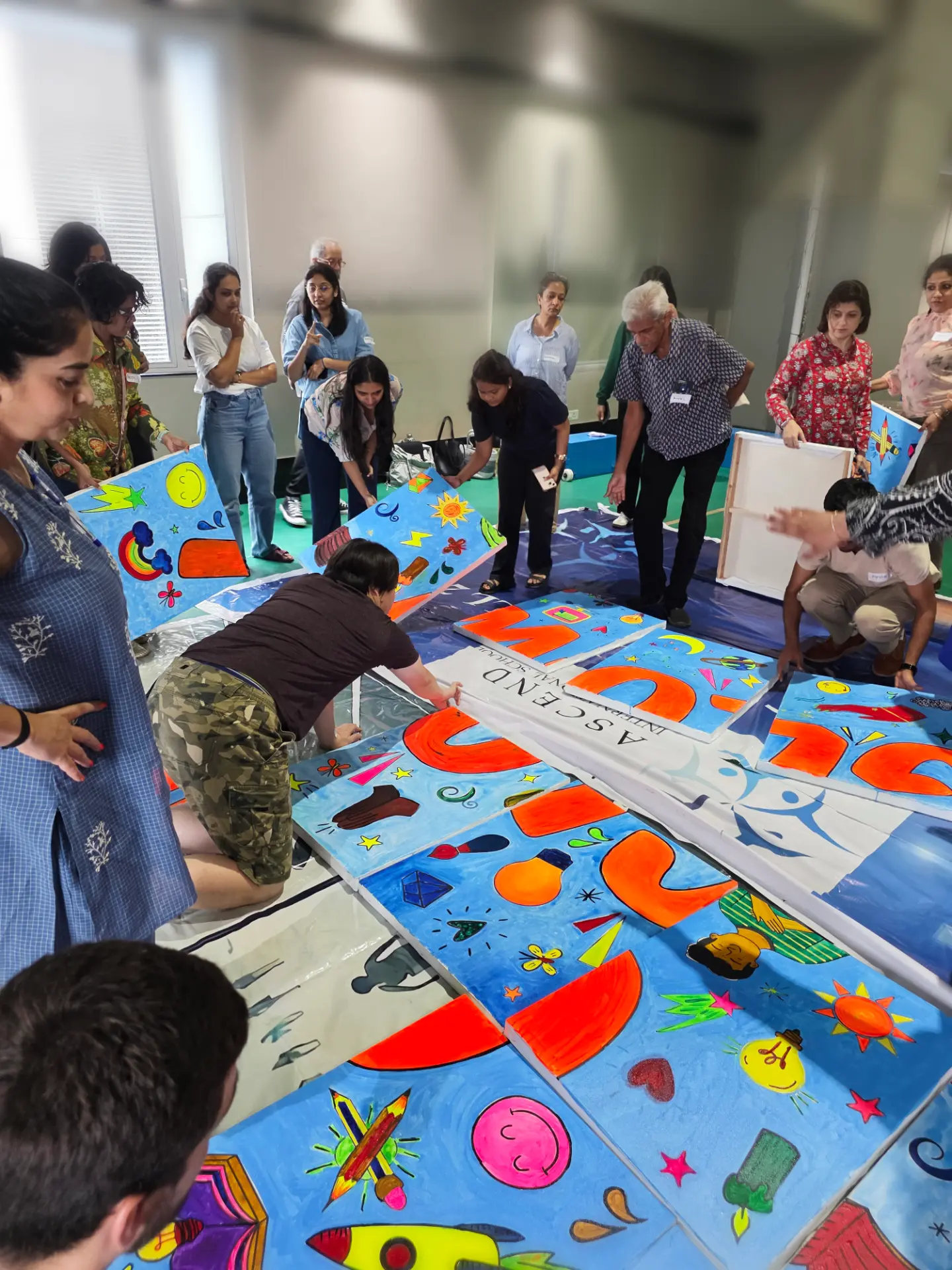 Collaborative Canvas Art